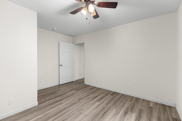 329 Shady Glen Ln, Rutledge, TN 37861 - unfurnished room featuring light wood-style flooring and a ceiling fan