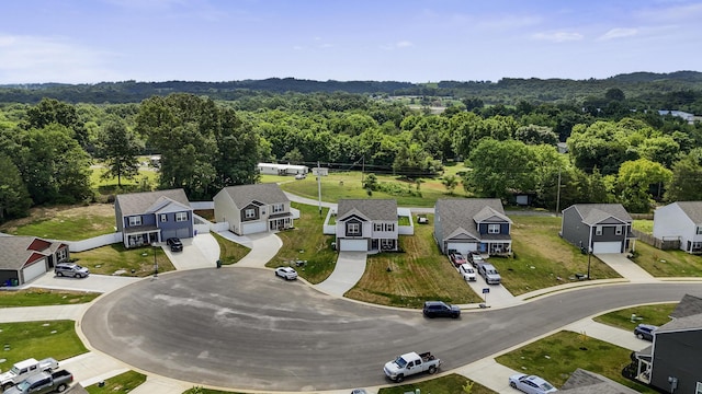 5021 Cottonseed Way, Morristown, TN 37813 - aerial perspective of suburban area with a forest