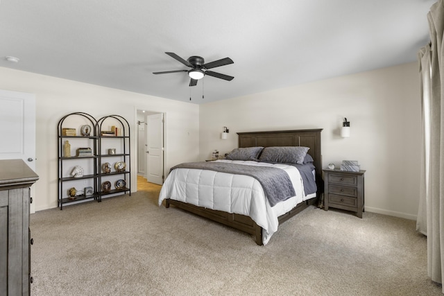 5021 Cottonseed Way, Morristown, TN 37813 - bedroom featuring light carpet and ceiling fan