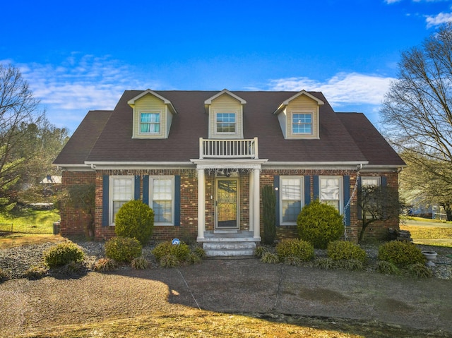 view of cape cod home