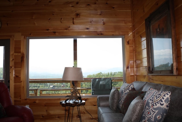 sunroom featuring a healthy amount of sunlight