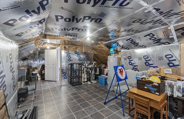 45 Link Hills Cir, Greeneville, TN 37743 - miscellaneous room with lofted ceiling and tile patterned flooring