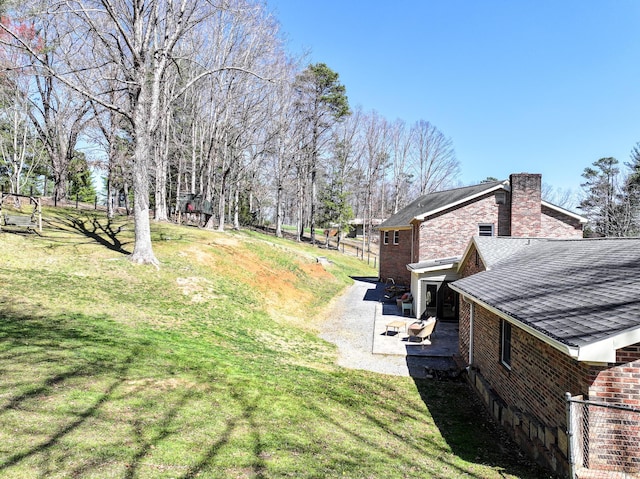 45 Link Hills Cir, Greeneville, TN 37743 - view of grassy yard with a patio area