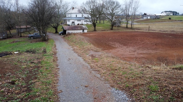 view of road