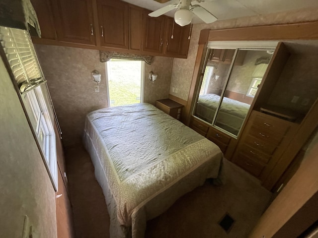 4124 Big Creek Rd, Hartford, TN 37753 - bedroom with ceiling fan