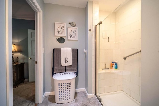 1662 Canal Ln, Dandridge, TN 37725 - full bath featuring a stall shower and baseboards