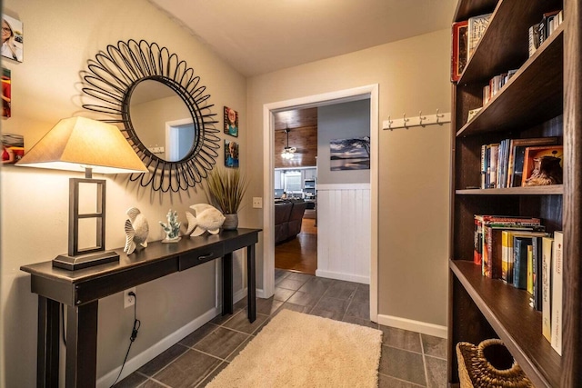1662 Canal Ln, Dandridge, TN 37725 - hall featuring wainscoting