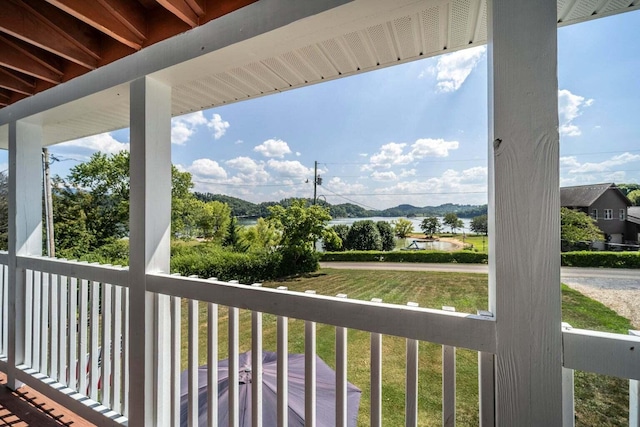 1662 Canal Ln, Dandridge, TN 37725 - balcony with a mountain view