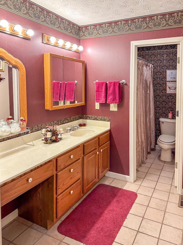 4815 Stapleton Rd, Morristown, TN 37813 - bathroom with tile patterned flooring, vanity, and curtained shower