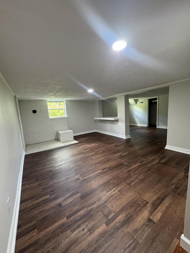 2276 White Oak Grove Rd, Morristown, TN 37813 - additional living space featuring baseboards and dark wood-style flooring