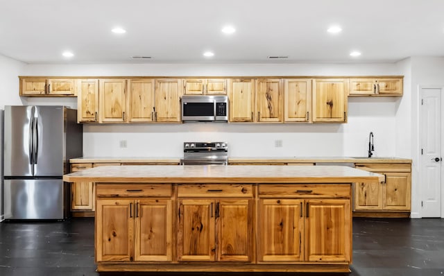 kitchen with sink and stainless steel appliances