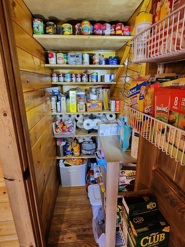 view of pantry