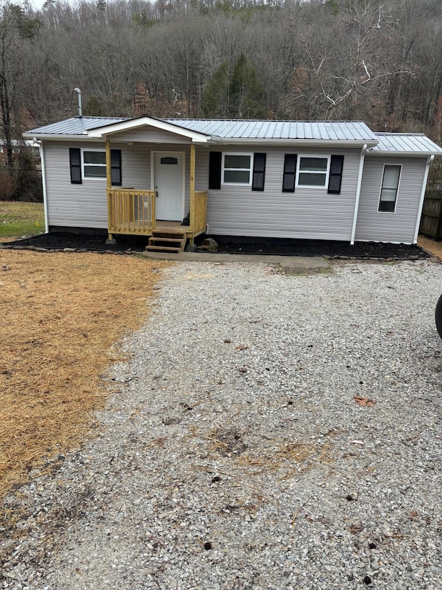 view of front of home