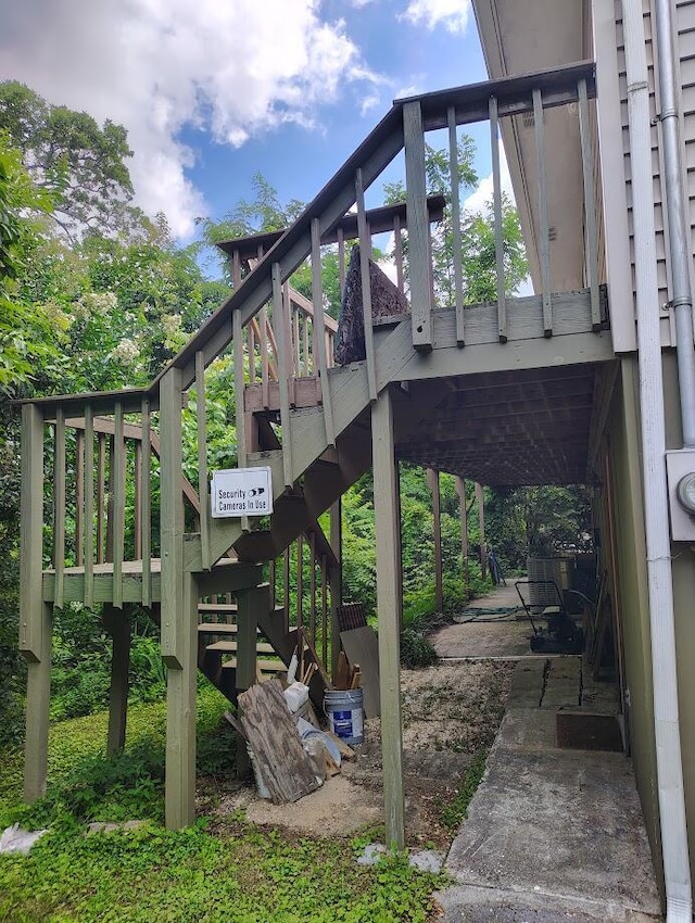 122 Shady Ln, Seymour, TN 37865 - view of play area with stairs and a wooden deck