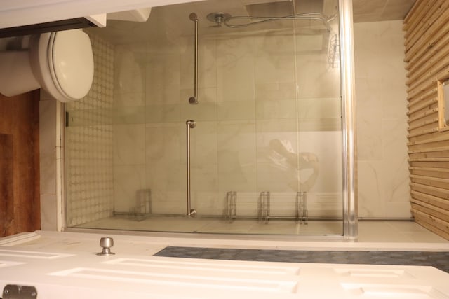 606 Caton St, Seymour, TN 37865 - full bathroom with a stall shower and vanity