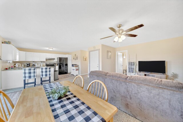 1439 Woods Ridge Rd, Dandridge, TN 37725 - dining room featuring ceiling fan and baseboards