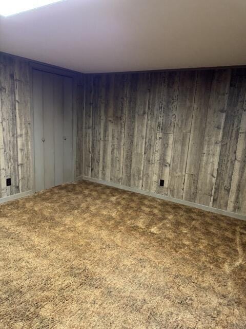 2414 Woodchuck Dell, Morristown, TN 37814 - carpeted spare room with wooden walls