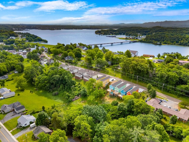 274A W Main St, Dandridge, TN 37725 - aerial perspective of suburban area featuring a nearby body of water and a tree filled landscape