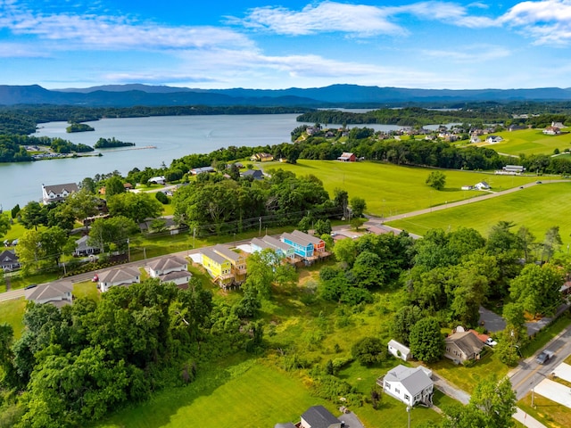 274A W Main St, Dandridge, TN 37725 - drone / aerial view of a water and mountain view