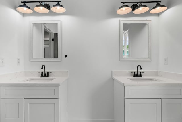 274A W Main St, Dandridge, TN 37725 - bathroom featuring two vanities