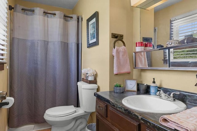 591 Phyllis Cir, Talbott, TN 37877 - bathroom with vanity and a shower with shower curtain