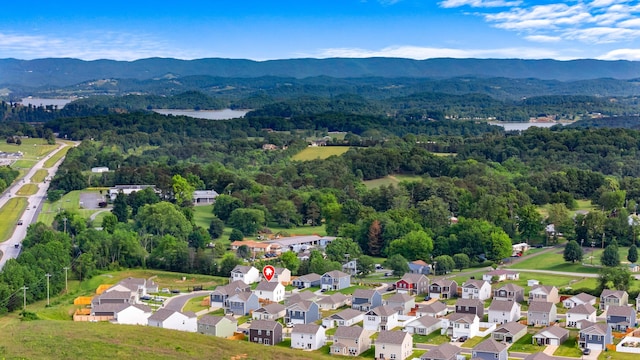 2909 Nicole Cir, Morristown, TN 37814 - view of property location with a forest and a water and mountain view