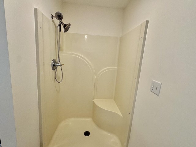 full bathroom with walk in shower