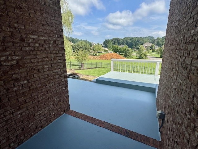 balcony featuring a patio