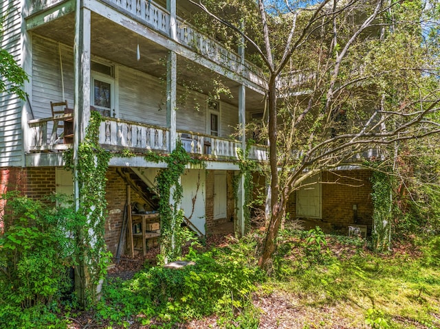 115 E Meeting St, Dandridge, TN 37725 - back of property with brick siding