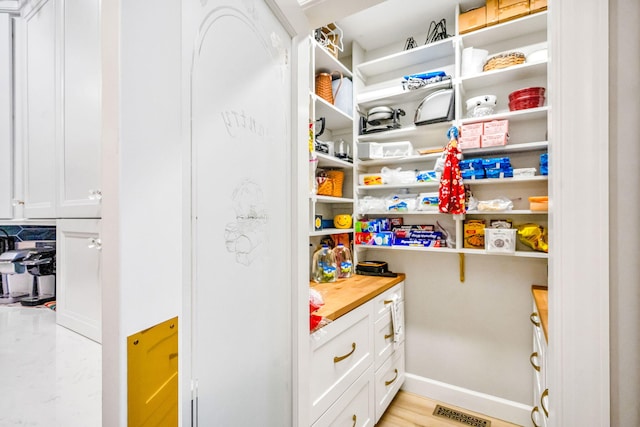 view of pantry