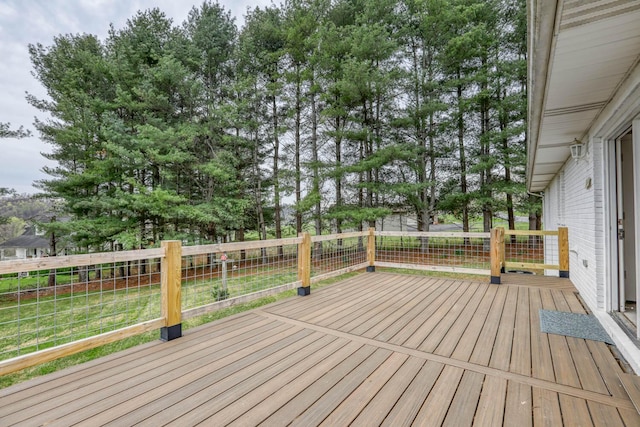 506 Viola Cir, Mount Carmel, TN 37645 - wooden deck with a fenced backyard and a yard