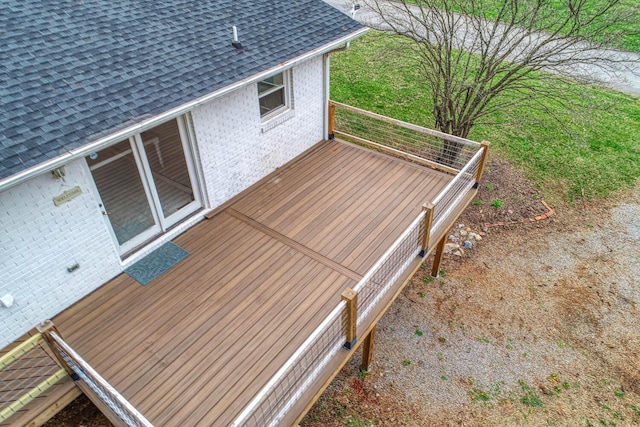 506 Viola Cir, Mount Carmel, TN 37645 - view of wooden deck