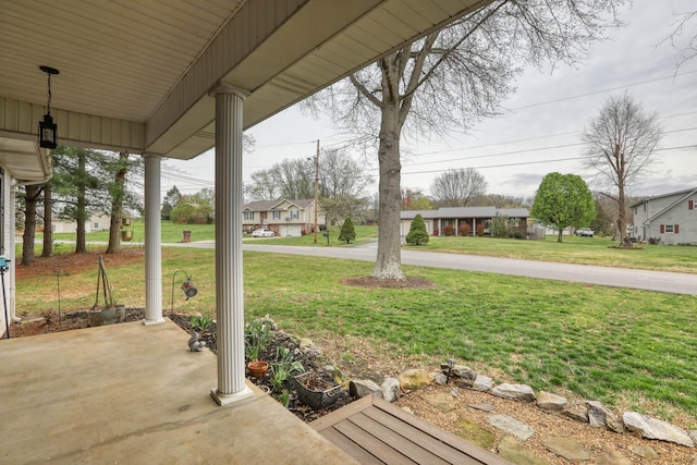 506 Viola Cir, Mount Carmel, TN 37645 - view of patio with covered porch and a residential view