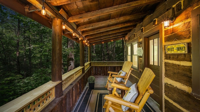 1131 Old Cartertown Rd, Gatlinburg, TN 37738 - view of wooden terrace