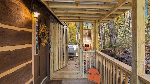1131 Old Cartertown Rd, Gatlinburg, TN 37738 - view of wooden terrace