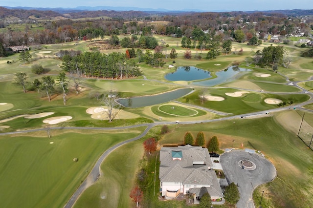 351 Monroe Pvt Dr, Bristol, TN 37620 - aerial overview of property's location with a water and mountain view