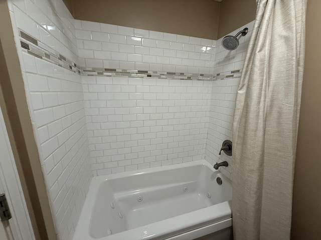 968 Cedar Trace Ln, Morristown, TN 37814 - bathroom featuring a combined bath / shower with jetted tub
