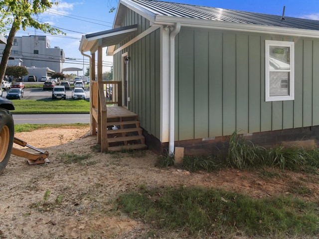 1002 Watercrest St, Morristown, TN 37814 - view of home's exterior with board and batten siding and a metal roof
