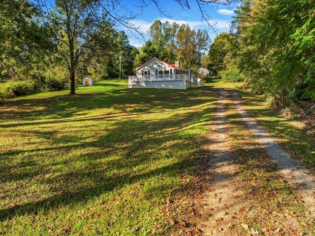 view of yard