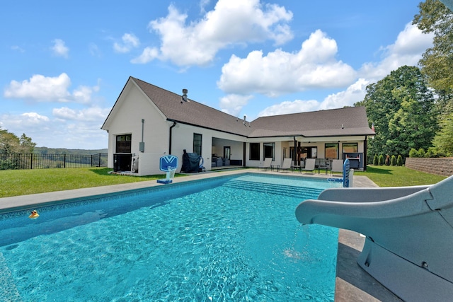 1936 Turners Landing Rd, Russellville, TN 37860 - view of pool with ceiling fan and a lawn
