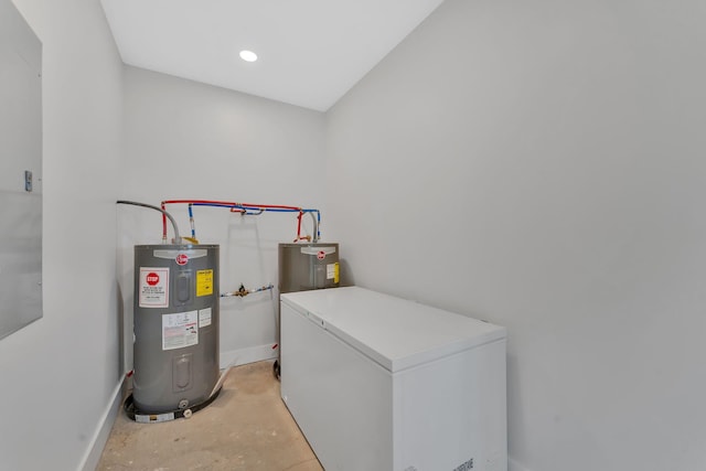 1936 Turners Landing Rd, Russellville, TN 37860 - utility room with electric water heater