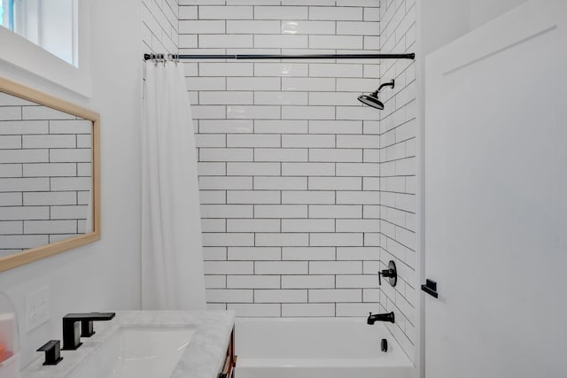1936 Turners Landing Rd, Russellville, TN 37860 - bathroom with shower / bath combination with curtain and vanity