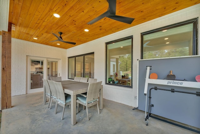1936 Turners Landing Rd, Russellville, TN 37860 - view of patio with ceiling fan