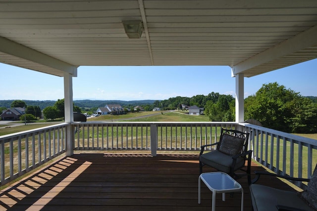 view of deck