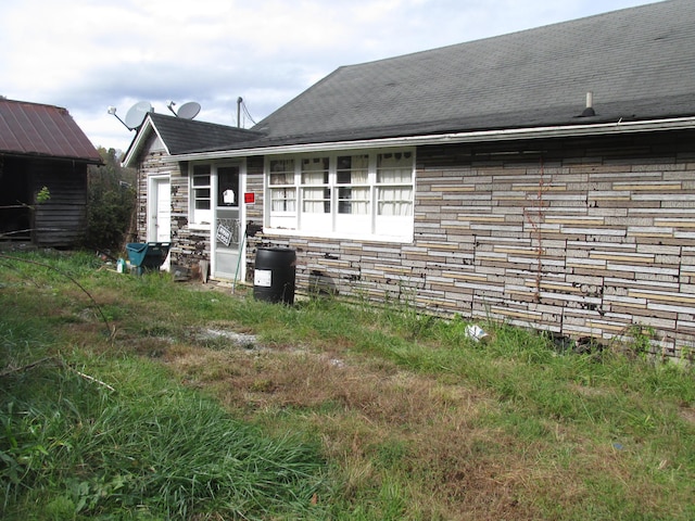 view of back of property