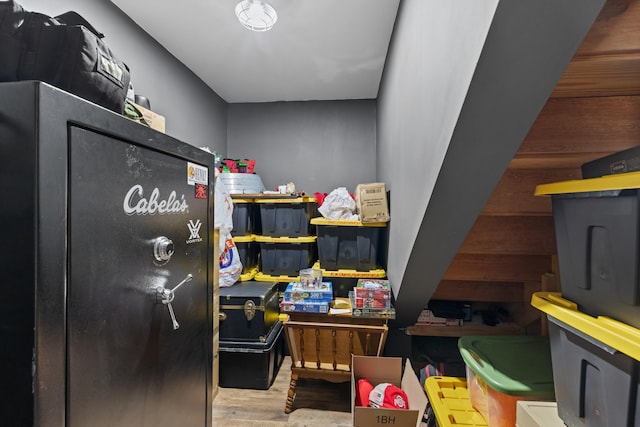 view of storage room