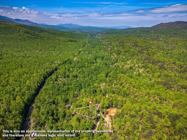 5014 Latta Way, Gatlinburg, TN 37738 - aerial view featuring a mountain view and a forest view