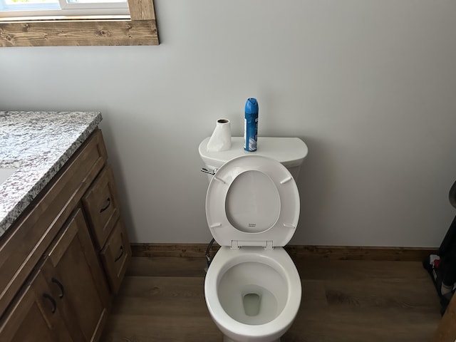 1101 Beason Ridge Rd, New Tazewell, TN 37825 - half bathroom with wood finished floors and vanity