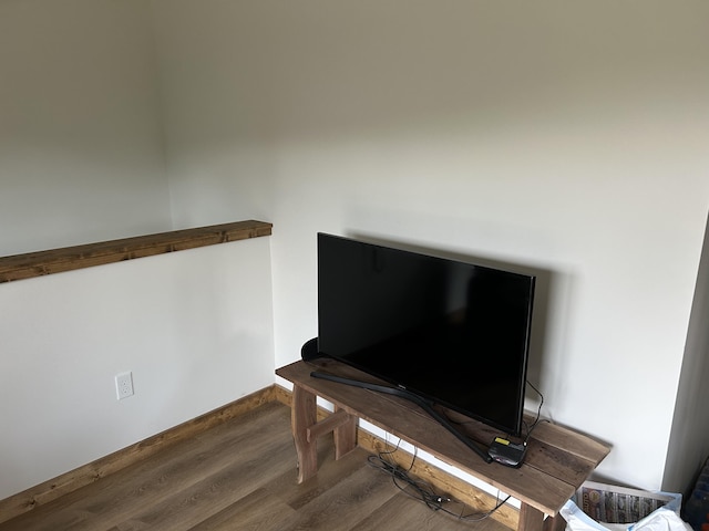 1101 Beason Ridge Rd, New Tazewell, TN 37825 - detailed view of wood finished floors and baseboards