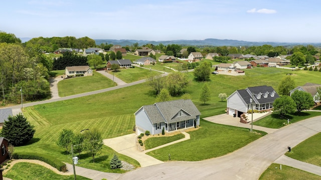 birds eye view of property featuring a residential view